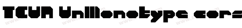 TCVN VnMonotype cors字体转换